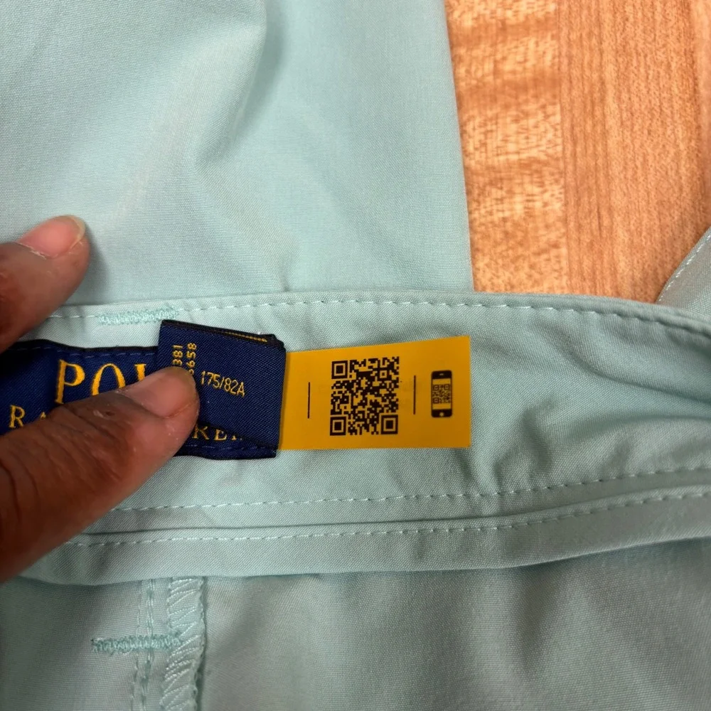 Polo‎ Ralph Lauren Shorts Mens 32 Mint Green Performance Golf Flat Front Stretch